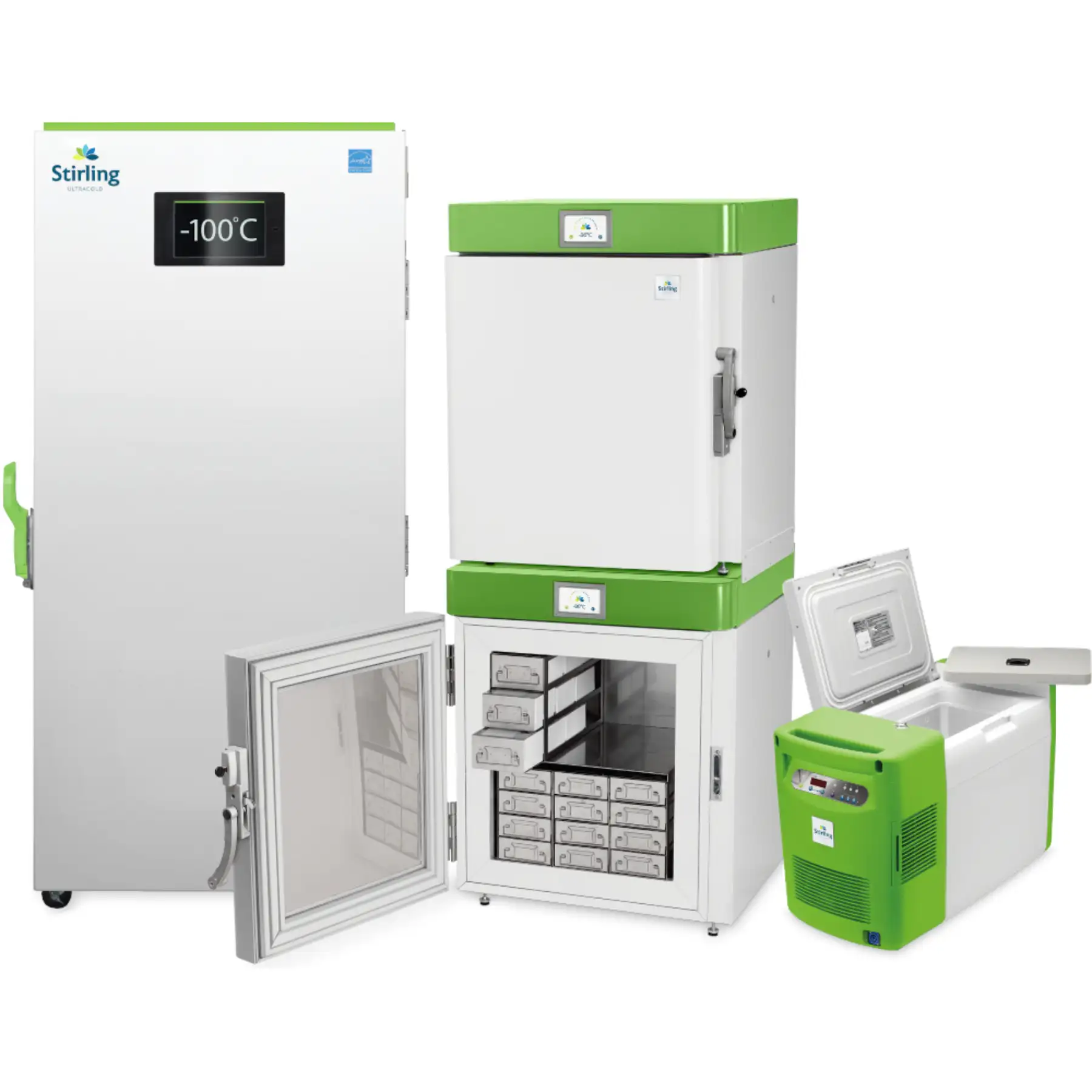 CryoSolutions product range – ultra-low temperature freezers -80°C